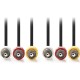 3RCA-3RCA CABLE NEDIS CVGP24300BK15 1.5m